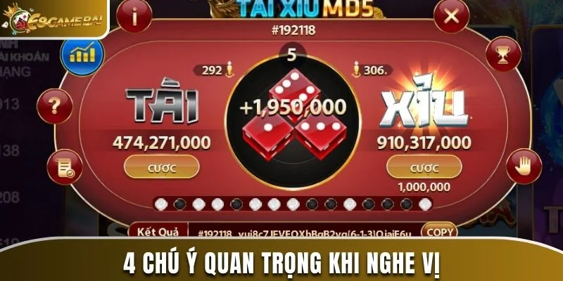 Cách Nghe Vị Xóc Đĩa: Bí Kíp Và Mẹo Chơi Cực Kì Hiệu Quả 3 4 chú ý quan trọng khi nghe vị